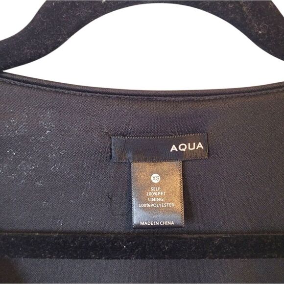 Aqua Women's Silver Sequin Mini Wrap Dress Size XS - Picture 3 of 5